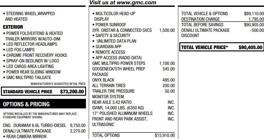 Certified 2023 GMC Sierra 3500 Denali w/ Denali Ultimate Package image 2