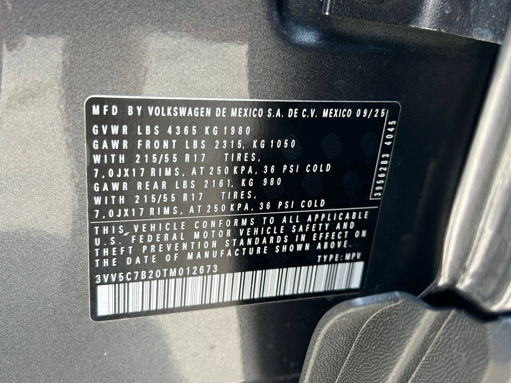 New 2026 Volkswagen Taos S FWD image 50