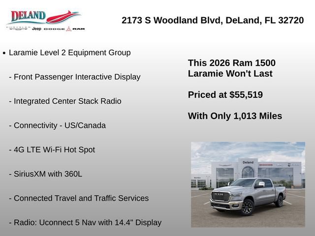 New 2026 RAM 1500 Laramie RWD image 12