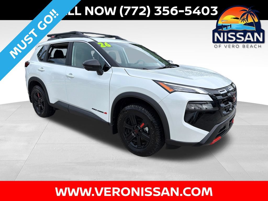 Certified 2026 Nissan Rogue SV w/ Rock Creek Premium Package AWD/4WD 360° Tour