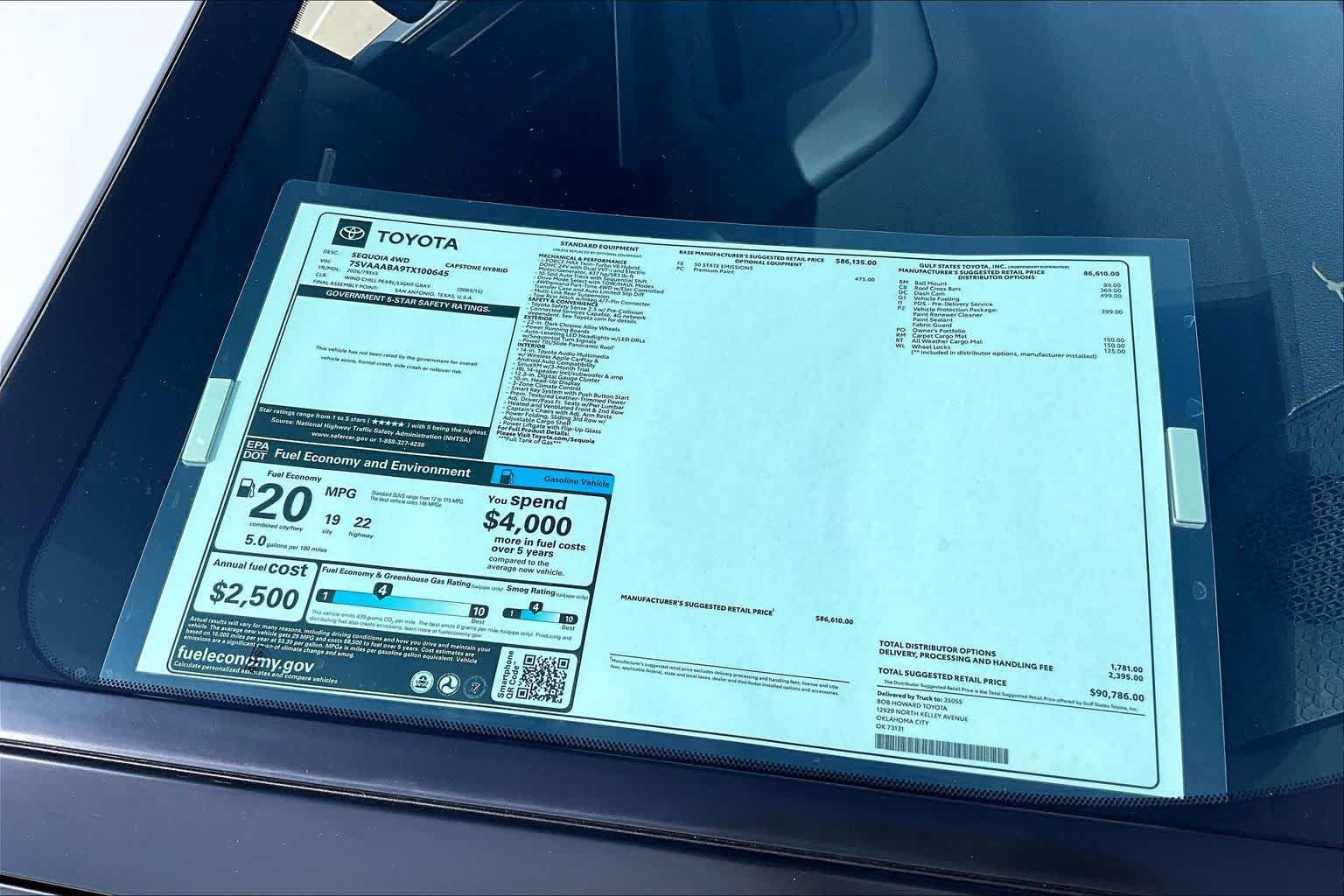 New 2026 Toyota Sequoia Capstone AWD/4WD image 22