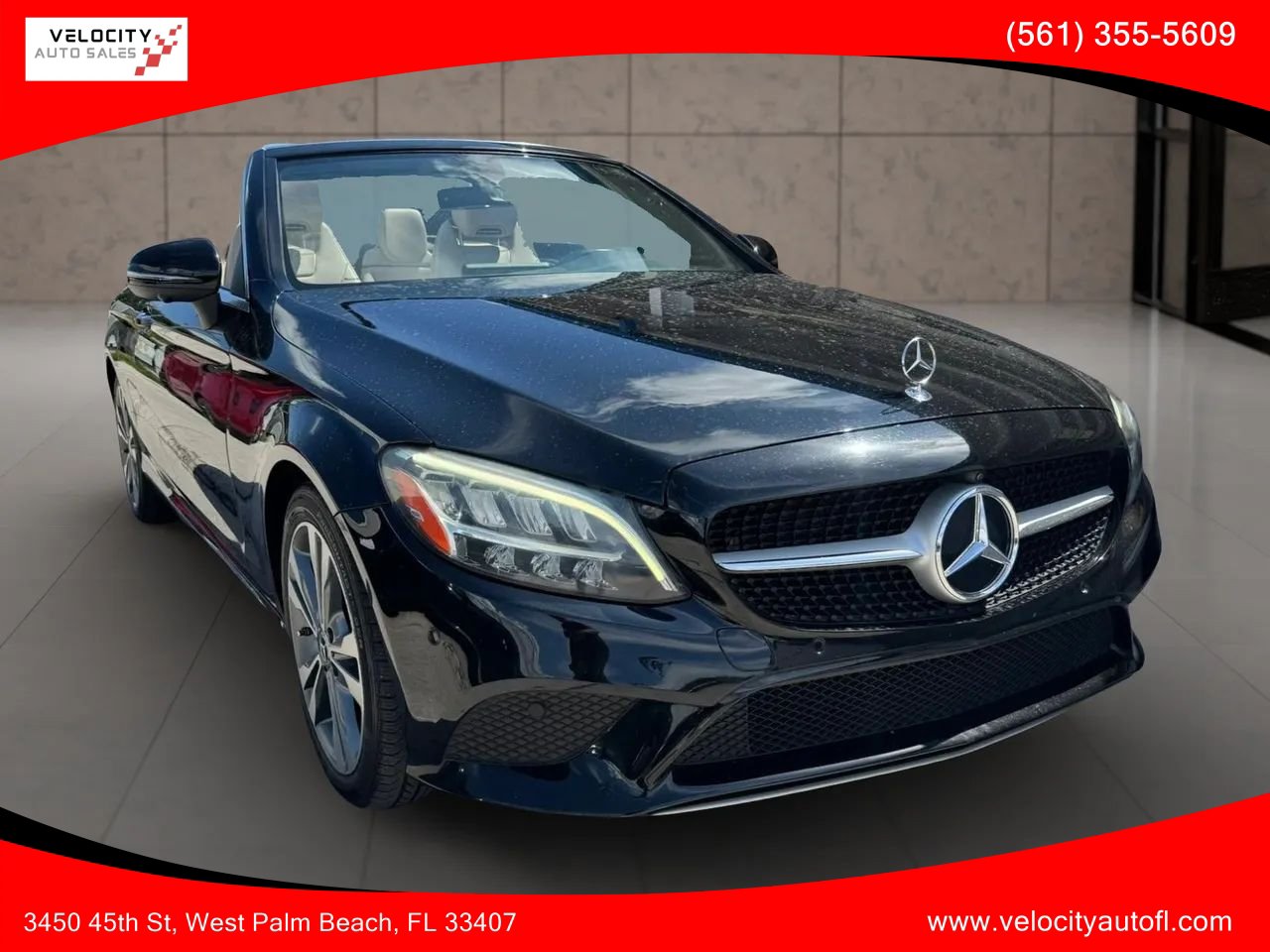 Used 2019 Mercedes-Benz C 300 4MATIC Cabriolet w/ Multimedia Package image 1