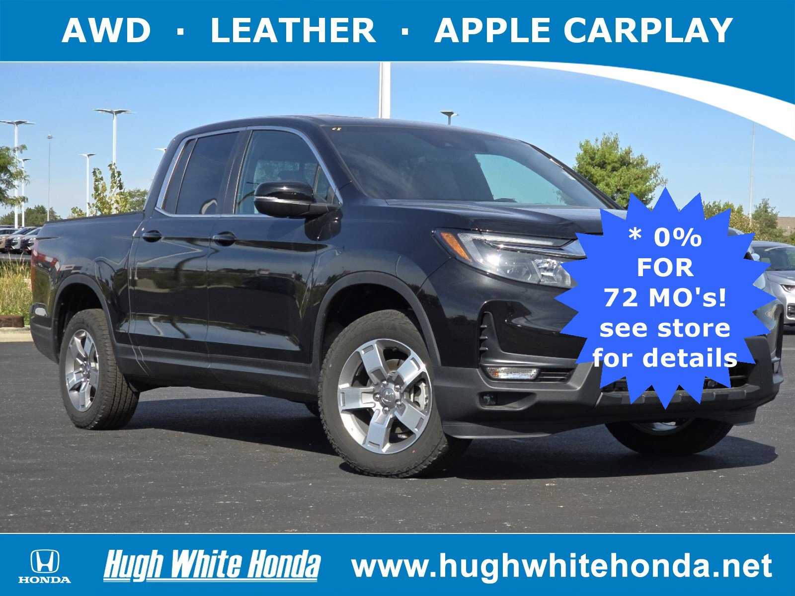 New 2025 Honda Ridgeline RTL