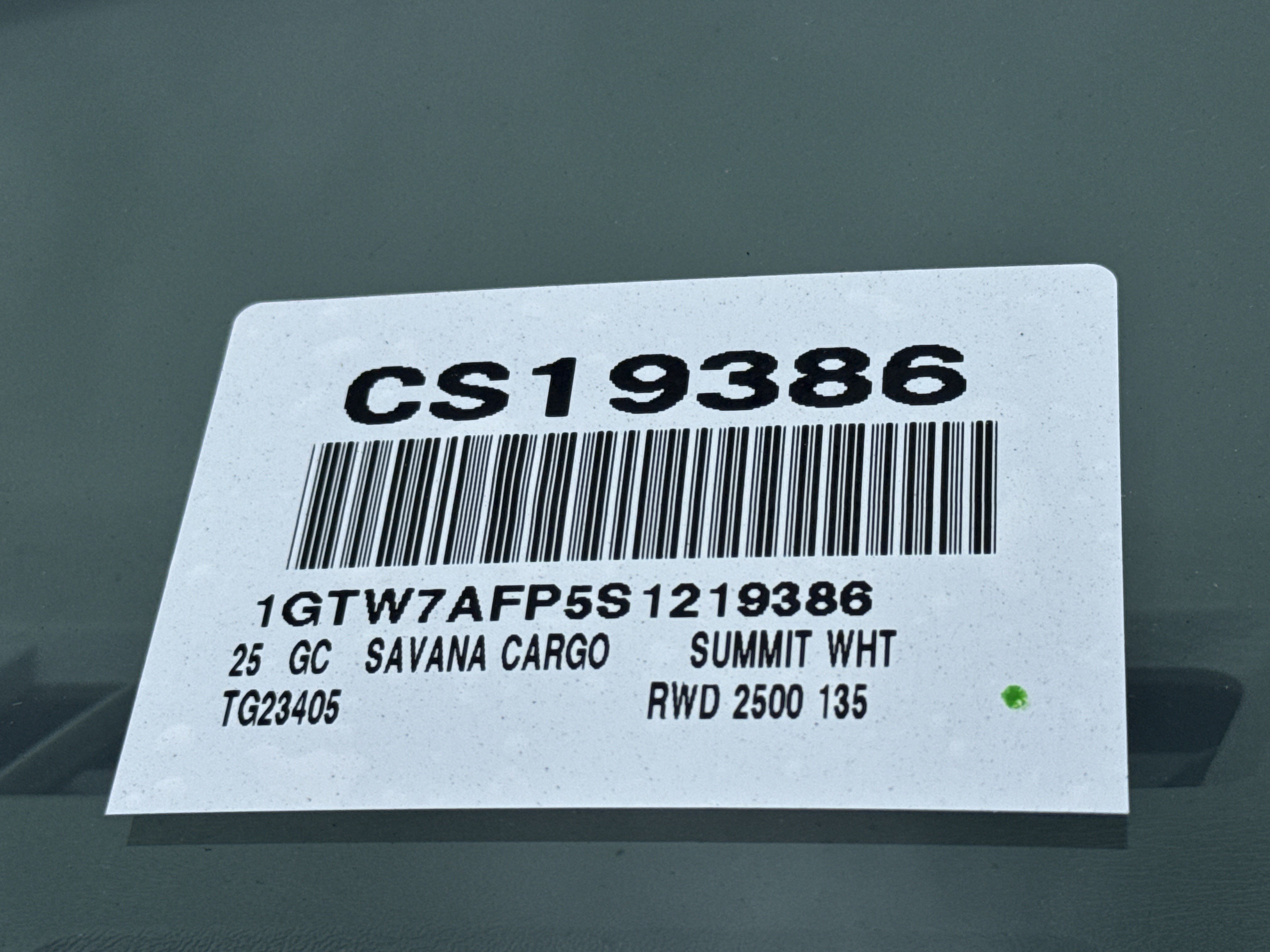 New 2025 GMC Savana 2500 w/ Driver Convenience Package RWD image 38