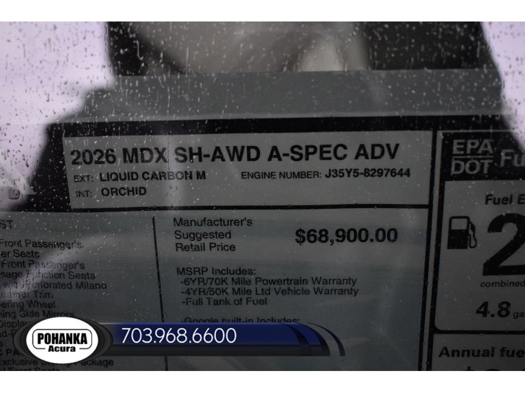 New 2026 Acura MDX A-Spec w/ Advance Package AWD/4WD image 38