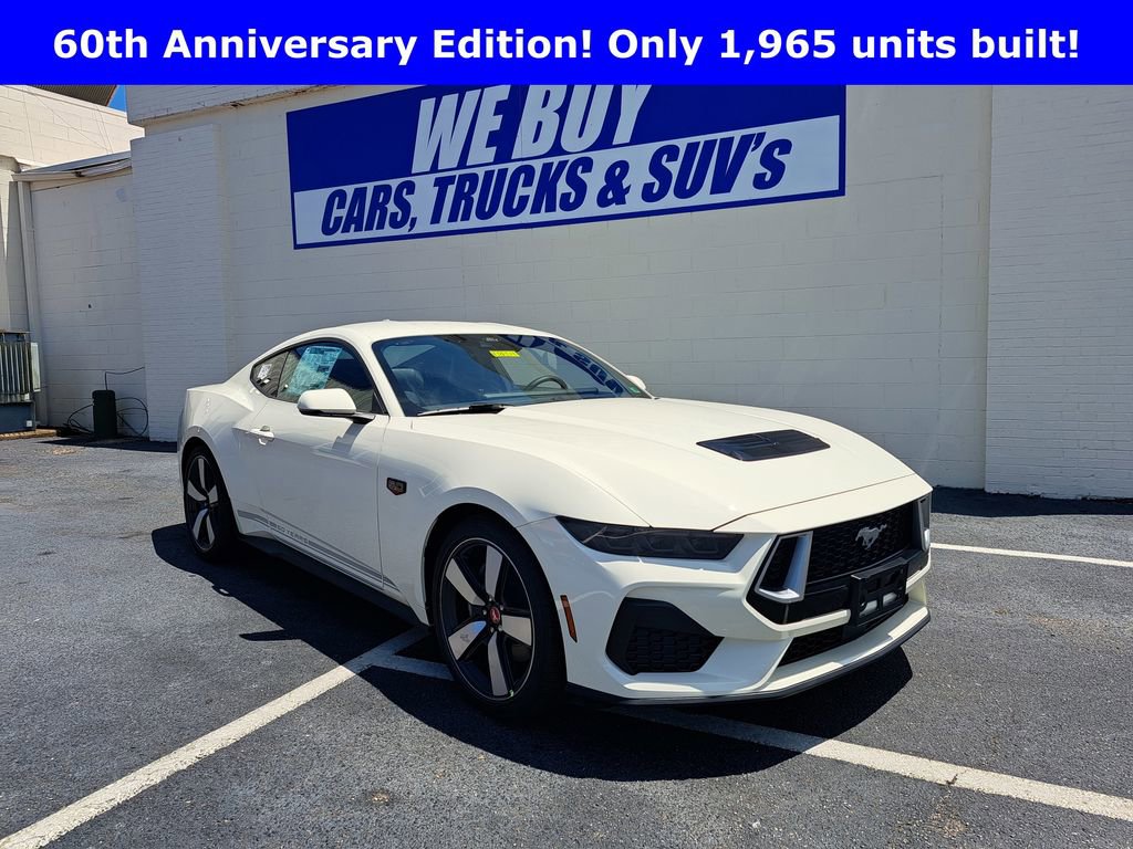 New 2025 Ford Mustang GT Premium w/ 60th Anniversary Package