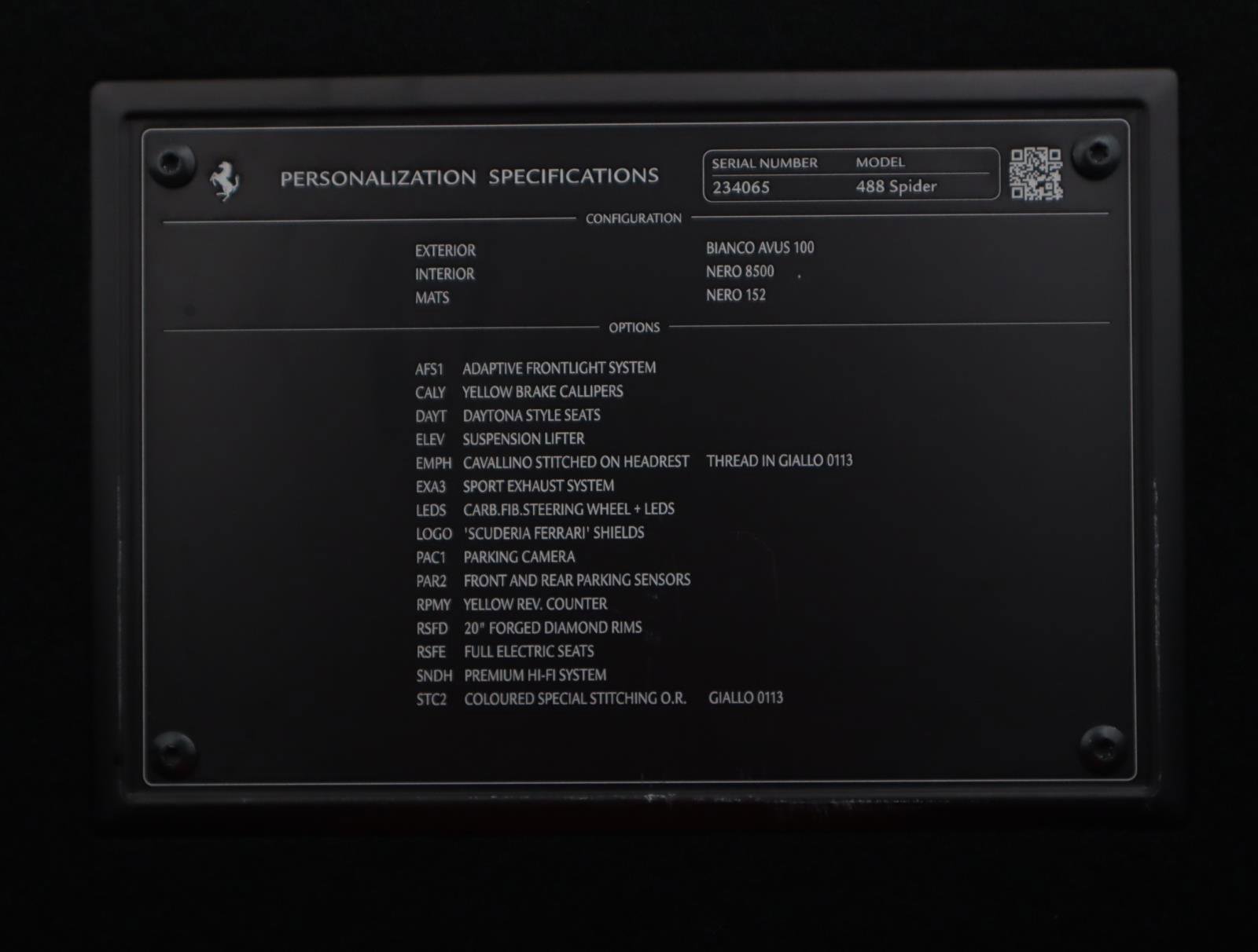 Used 2018 Ferrari 488 Spider Convertible RWD image 24