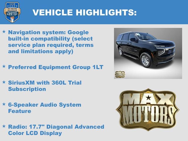 Used 2025 Chevrolet Tahoe LT AWD/4WD image 6