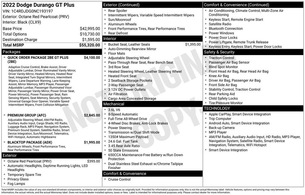 Used 2022 Dodge Durango GT image 2