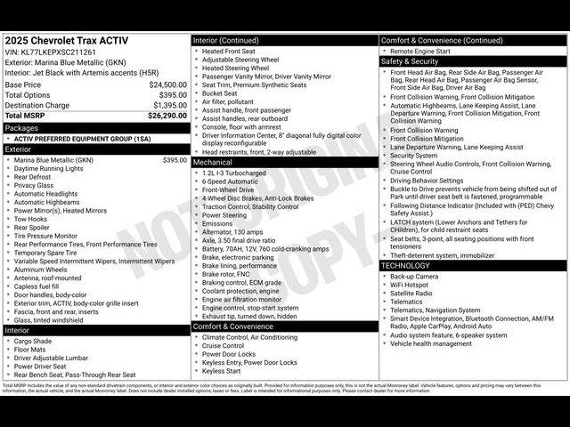 Used 2025 Chevrolet Trax ACTIV FWD image 33