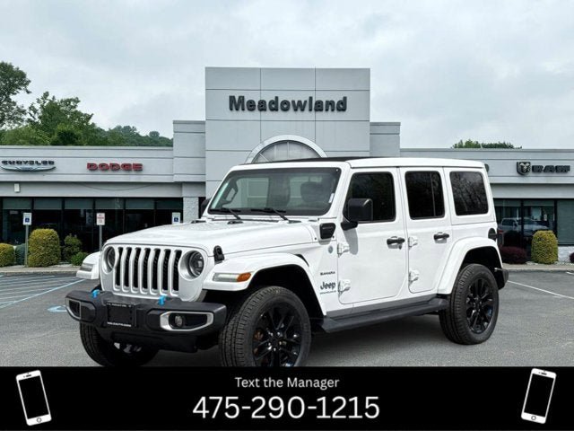 Certified 2023 Jeep Wrangler Unlimited Sahara w/ Cold Weather Group AWD/4WD image 1