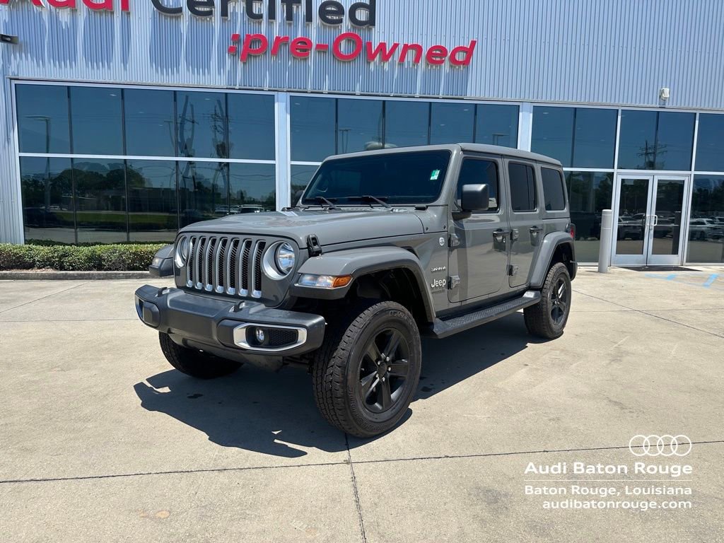 Used 2020 Jeep Wrangler Unlimited Sahara w/ Cold Weather Group AWD/4WD image 1