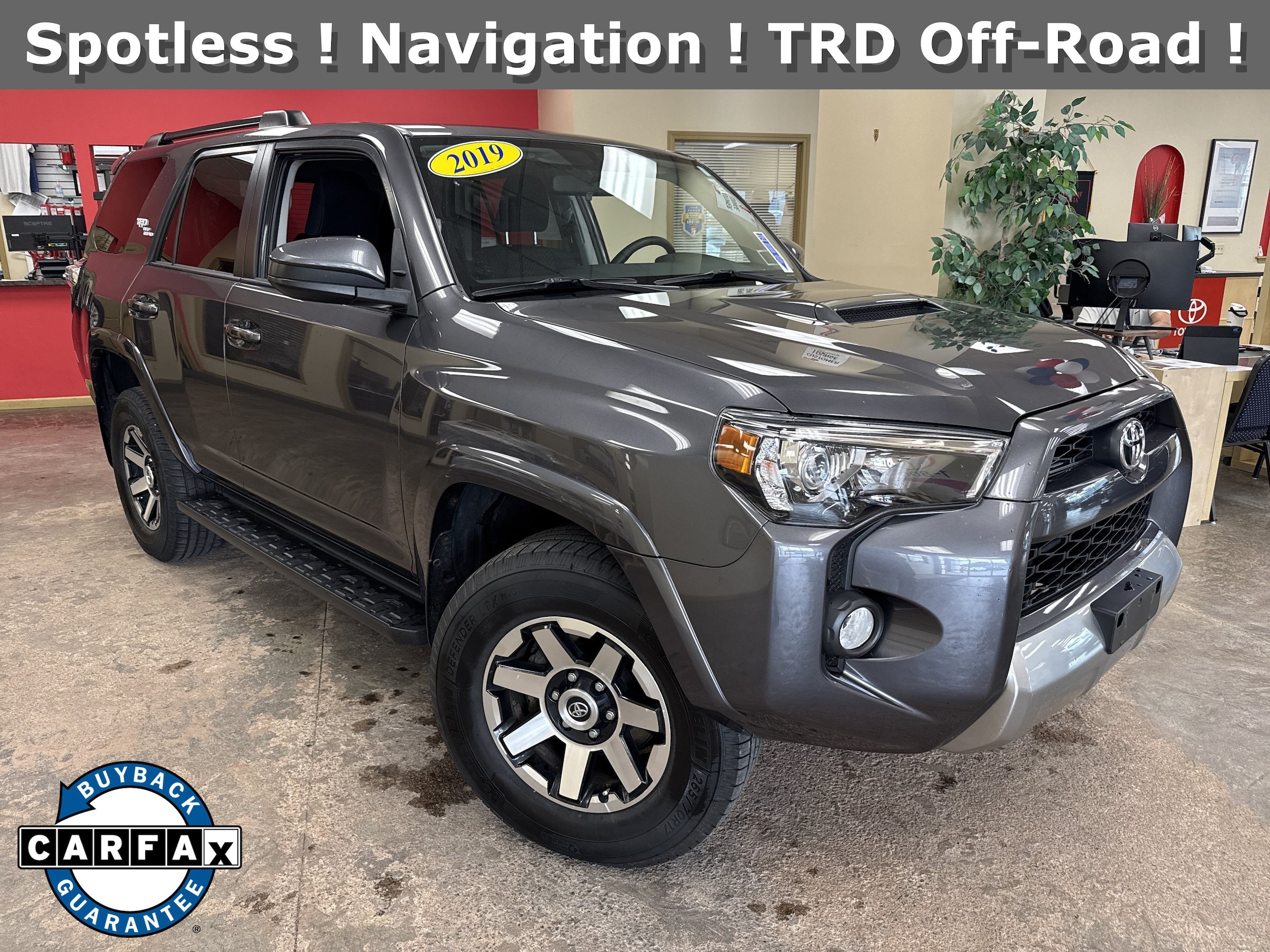 Used 2019 Toyota 4Runner TRD Off-Road AWD/4WD image 1