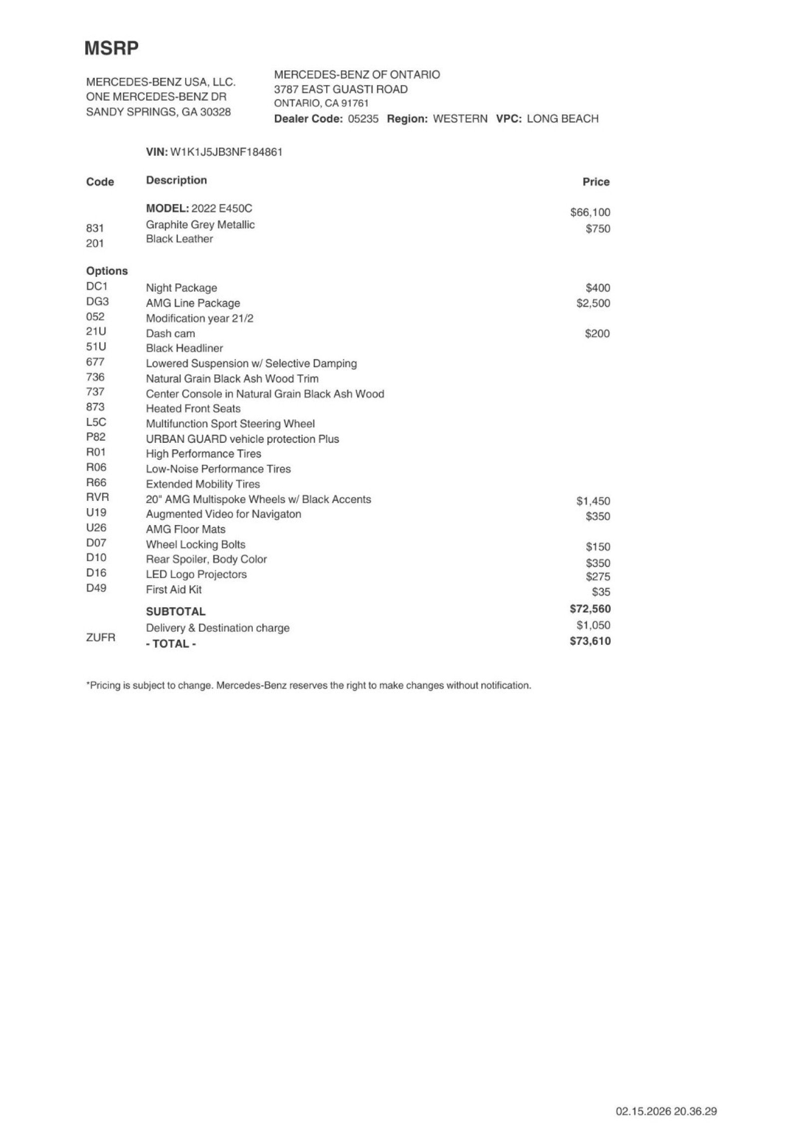 Certified 2022 Mercedes-Benz E 450 Coupe image 2