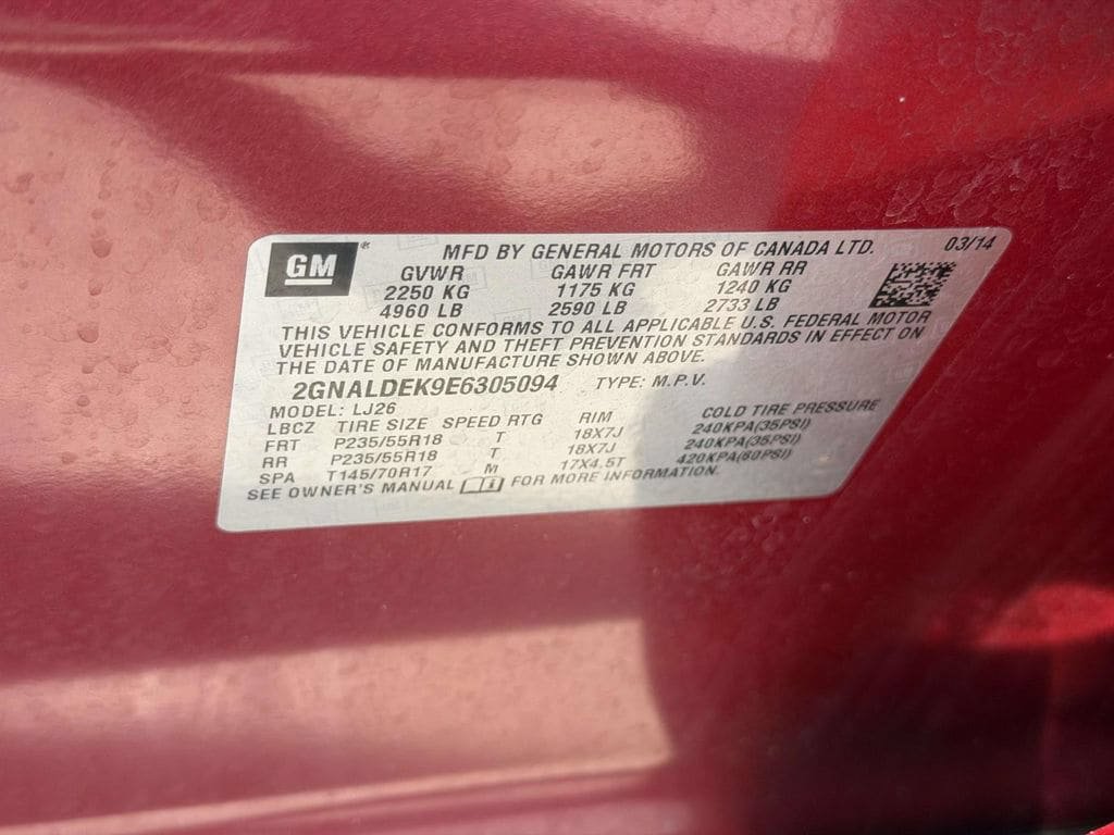 Used 2014 Chevrolet Equinox LTZ FWD image 25