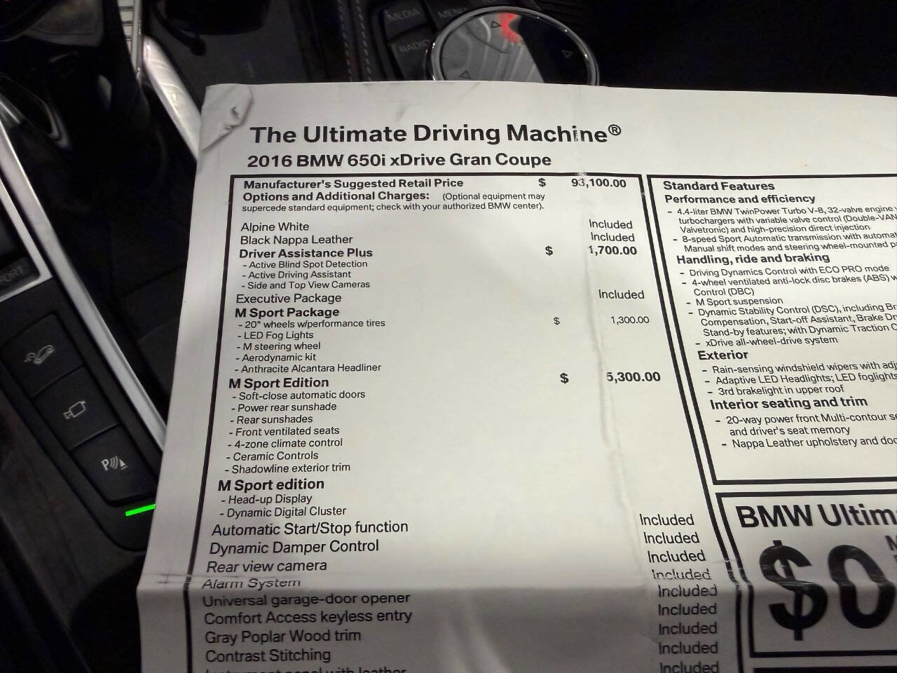 Used 2016 BMW 650i Gran Coupe xDrive image 41