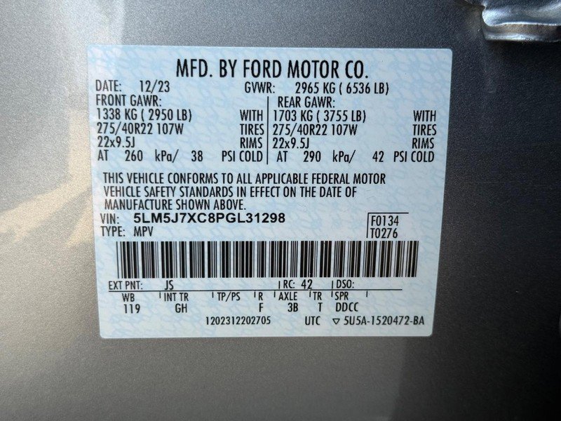 Used 2023 Lincoln Aviator Reserve w/ Jet Package image 27