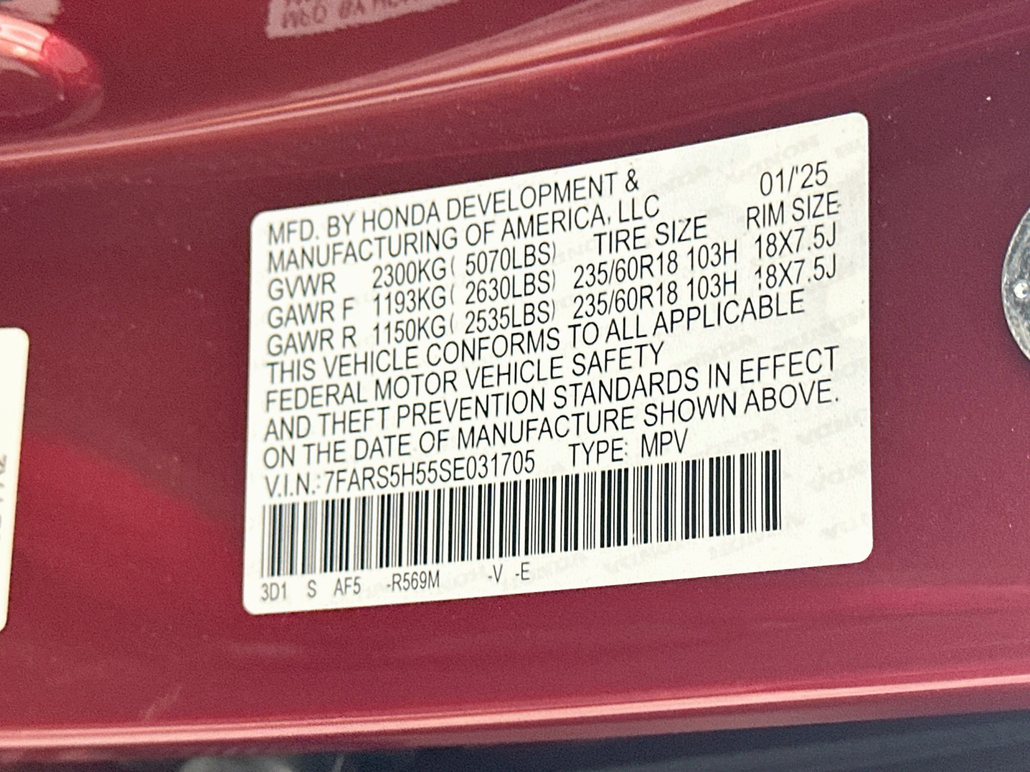 Used 2025 Honda CR-V Sport image 30