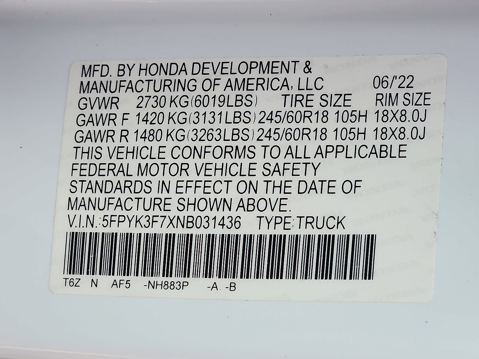 Used 2022 Honda Ridgeline RTL-E image 27