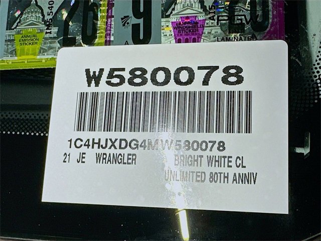 Used 2021 Jeep Wrangler Unlimited Sport image 30