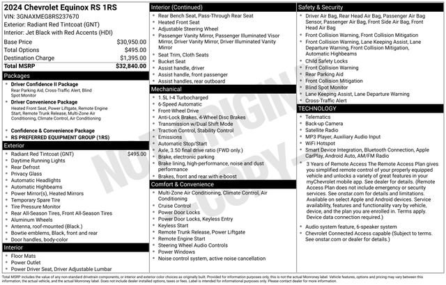 Used 2024 Chevrolet Equinox RS FWD image 12