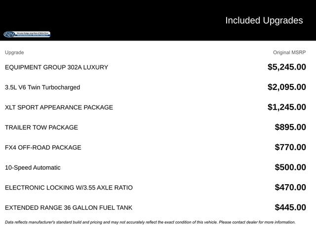 Used 2017 Ford F150 XLT w/ Equipment Group 302A Luxury image 2