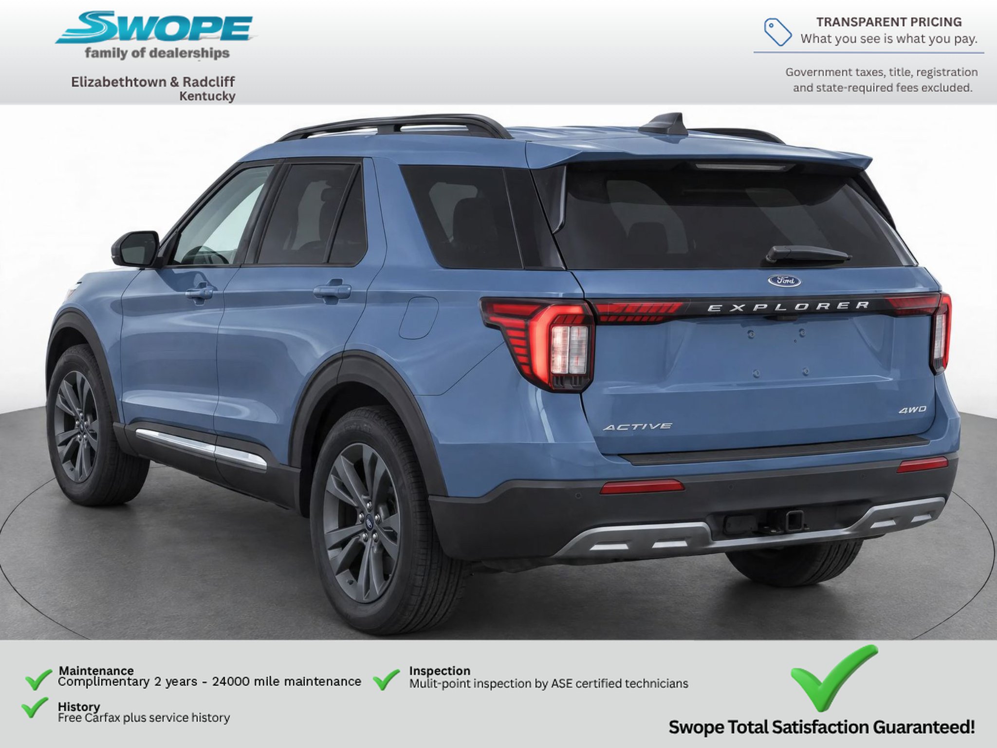 Used 2025 Ford Explorer Active w/ Active Comfort Package AWD/4WD image 7