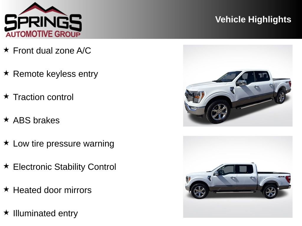 Used 2022 Ford F150 Lariat AWD/4WD image 2