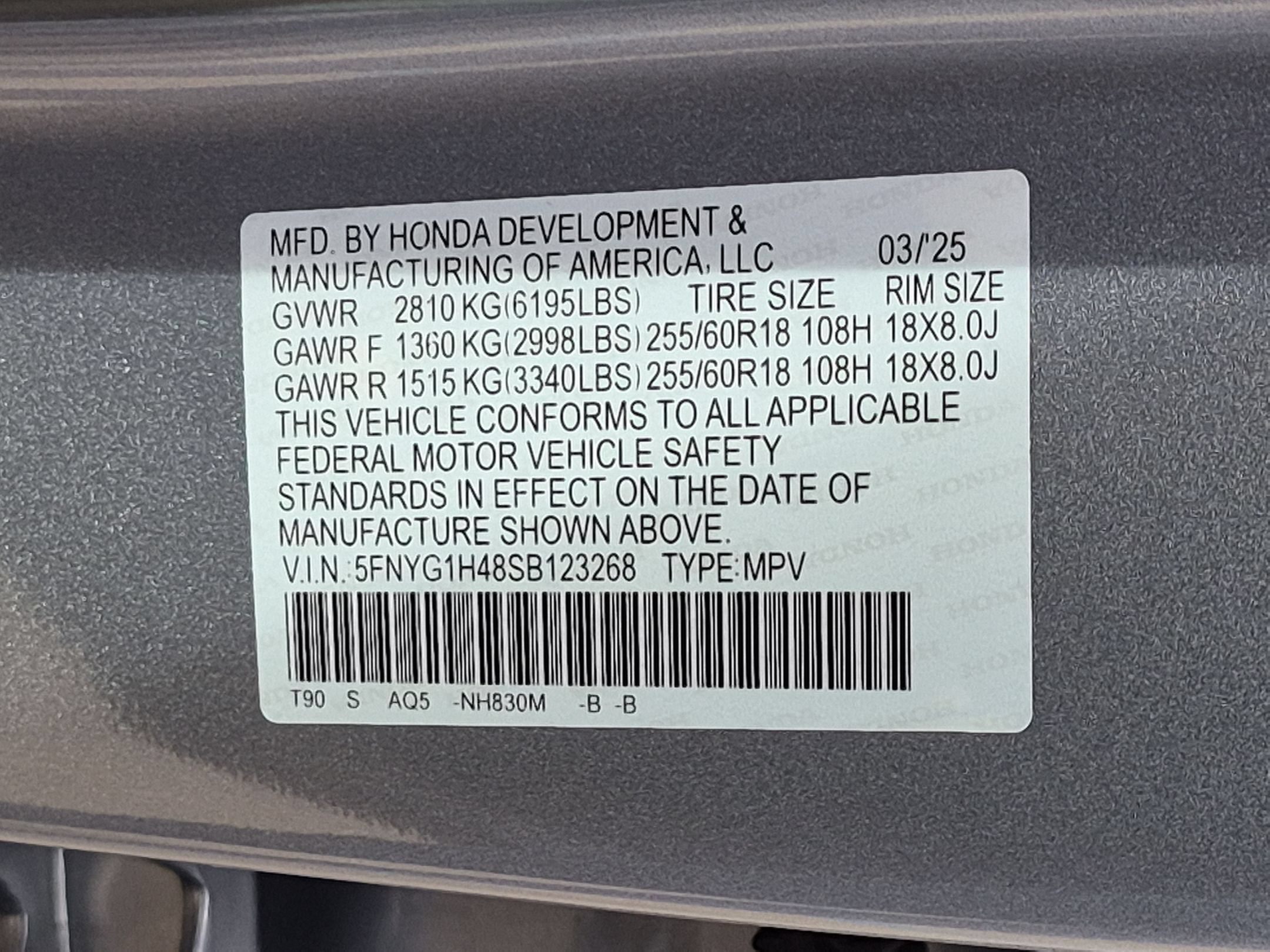 Certified 2025 Honda Pilot EX-L image 32