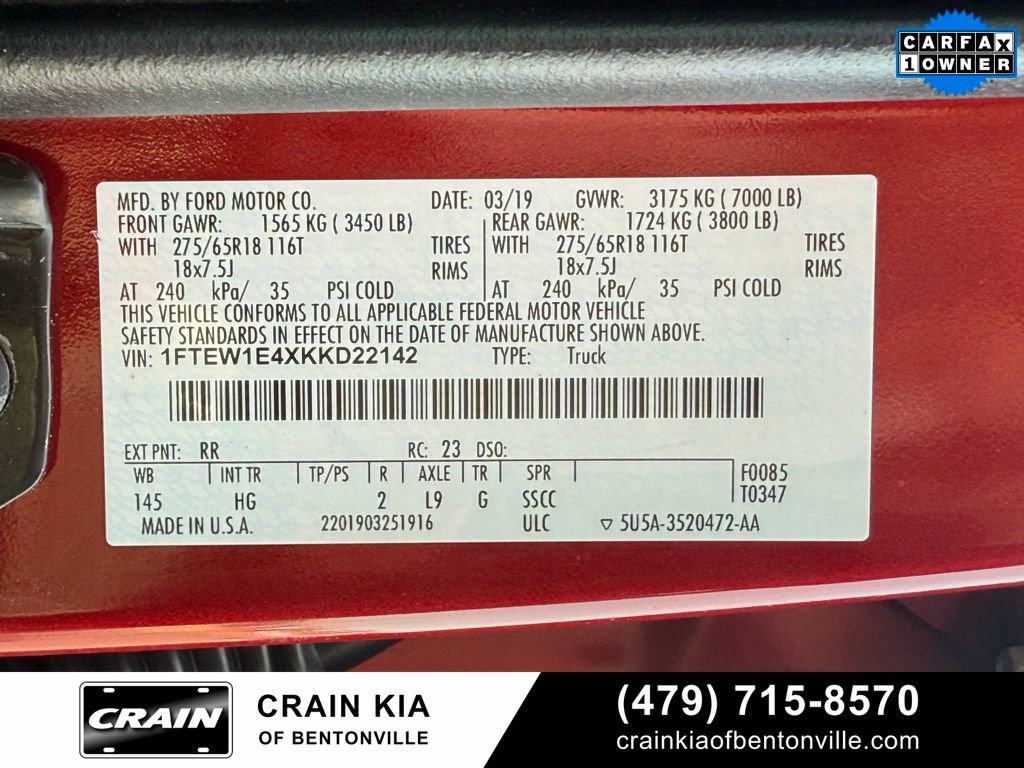 Used 2019 Ford F150 Lariat image 35