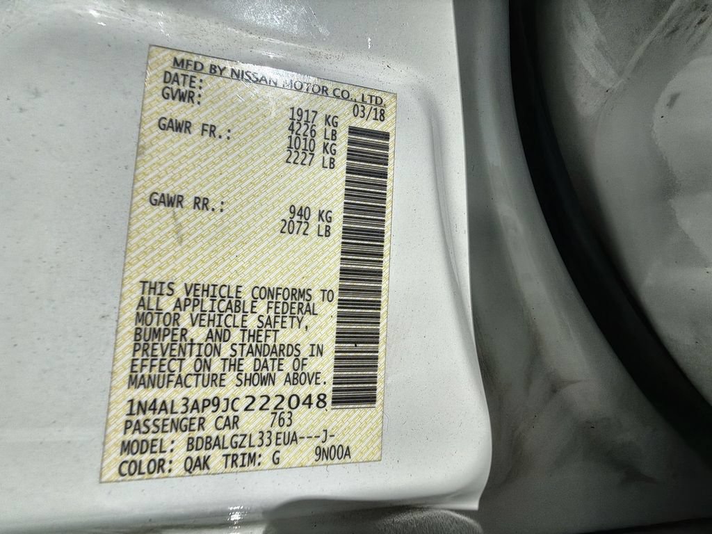Used 2018 Nissan Altima 2.5 S w/ S Convenience Package FWD image 29