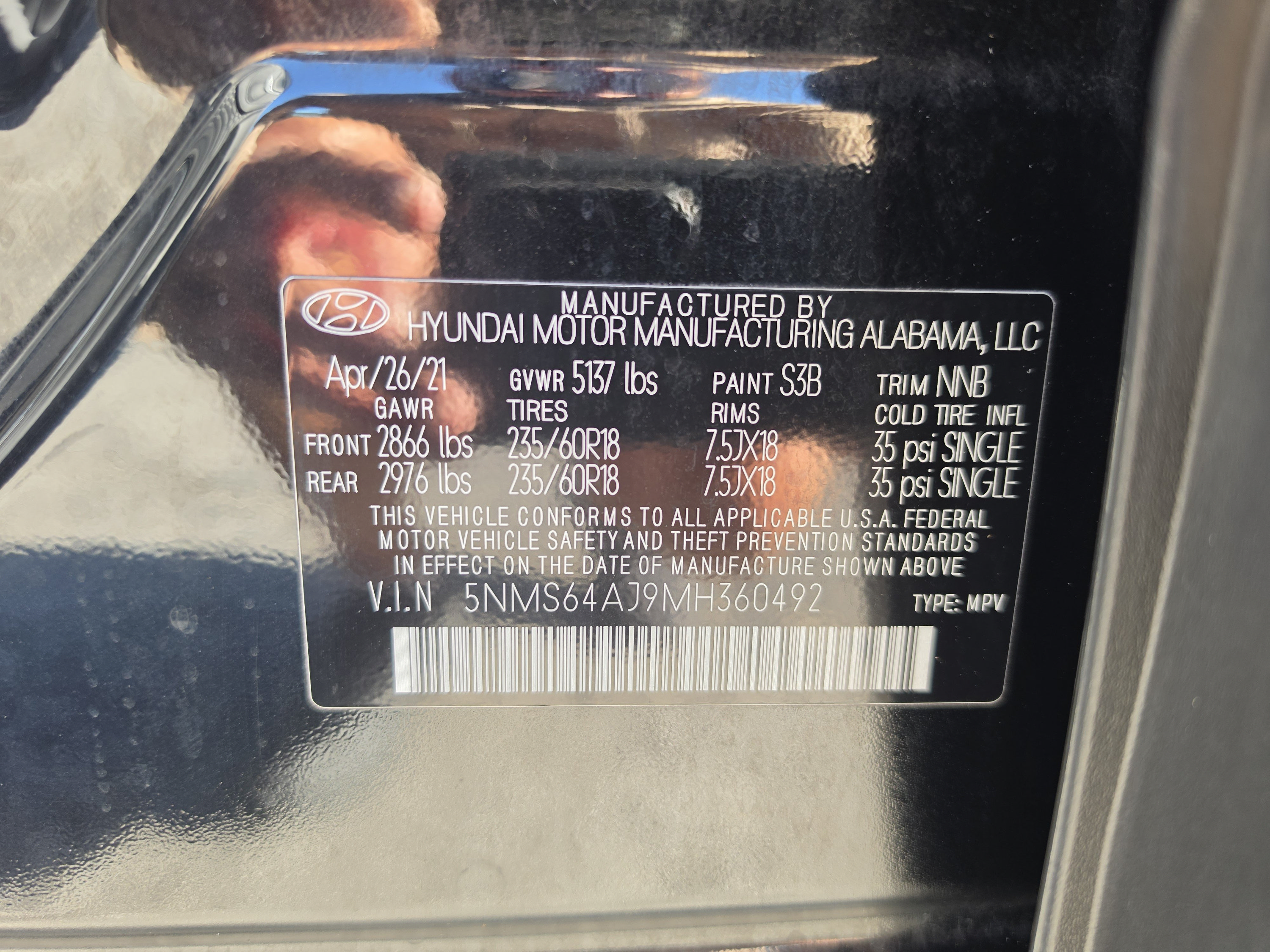 Used 2021 Hyundai Santa Fe SEL w/ Convenience Package FWD image 40