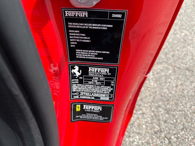 Used 2021 Ferrari F8 Tributo RWD image 36