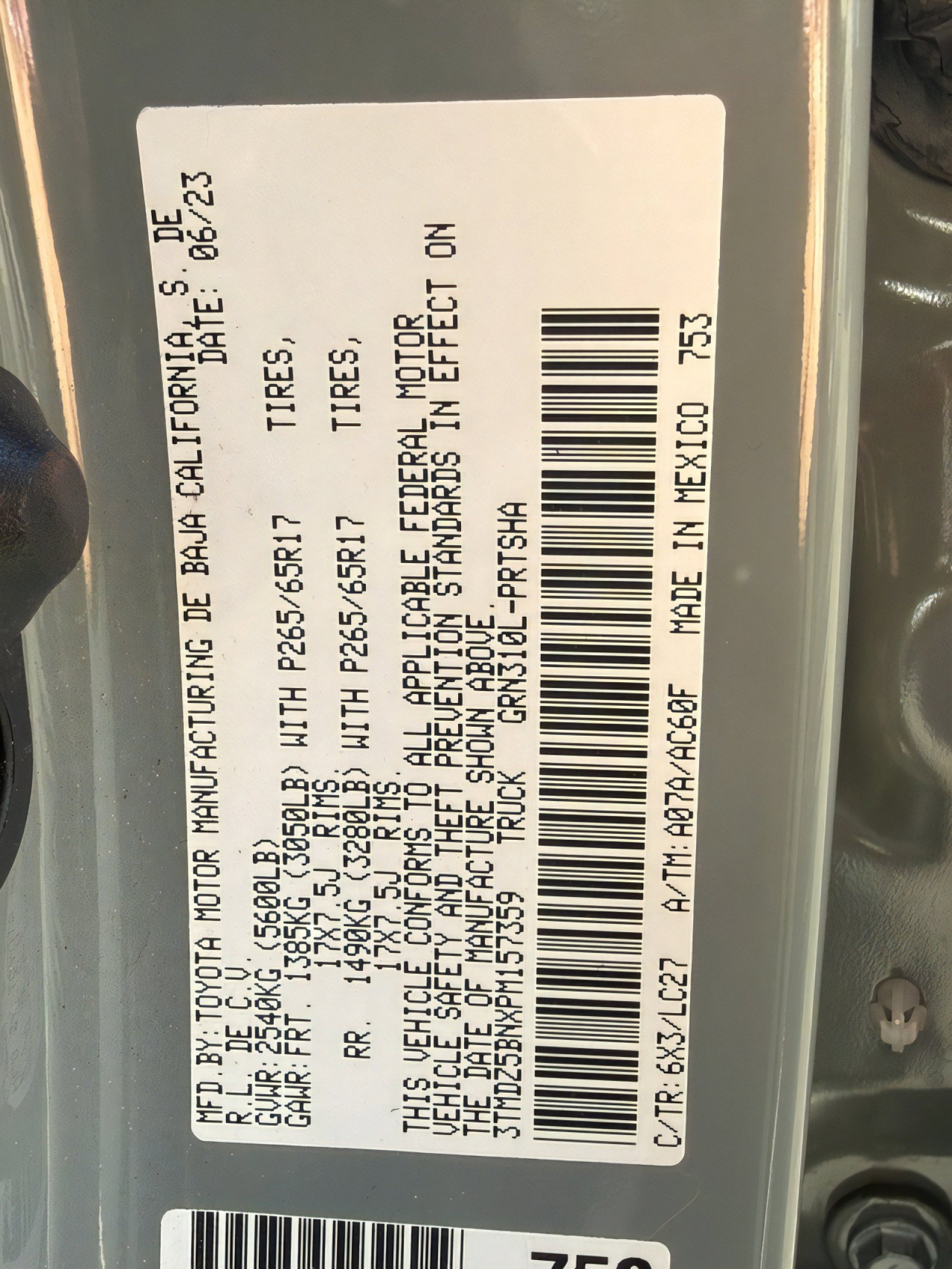 Used 2023 Toyota Tacoma TRD Sport w/ TRD Premium Sport Package image 33