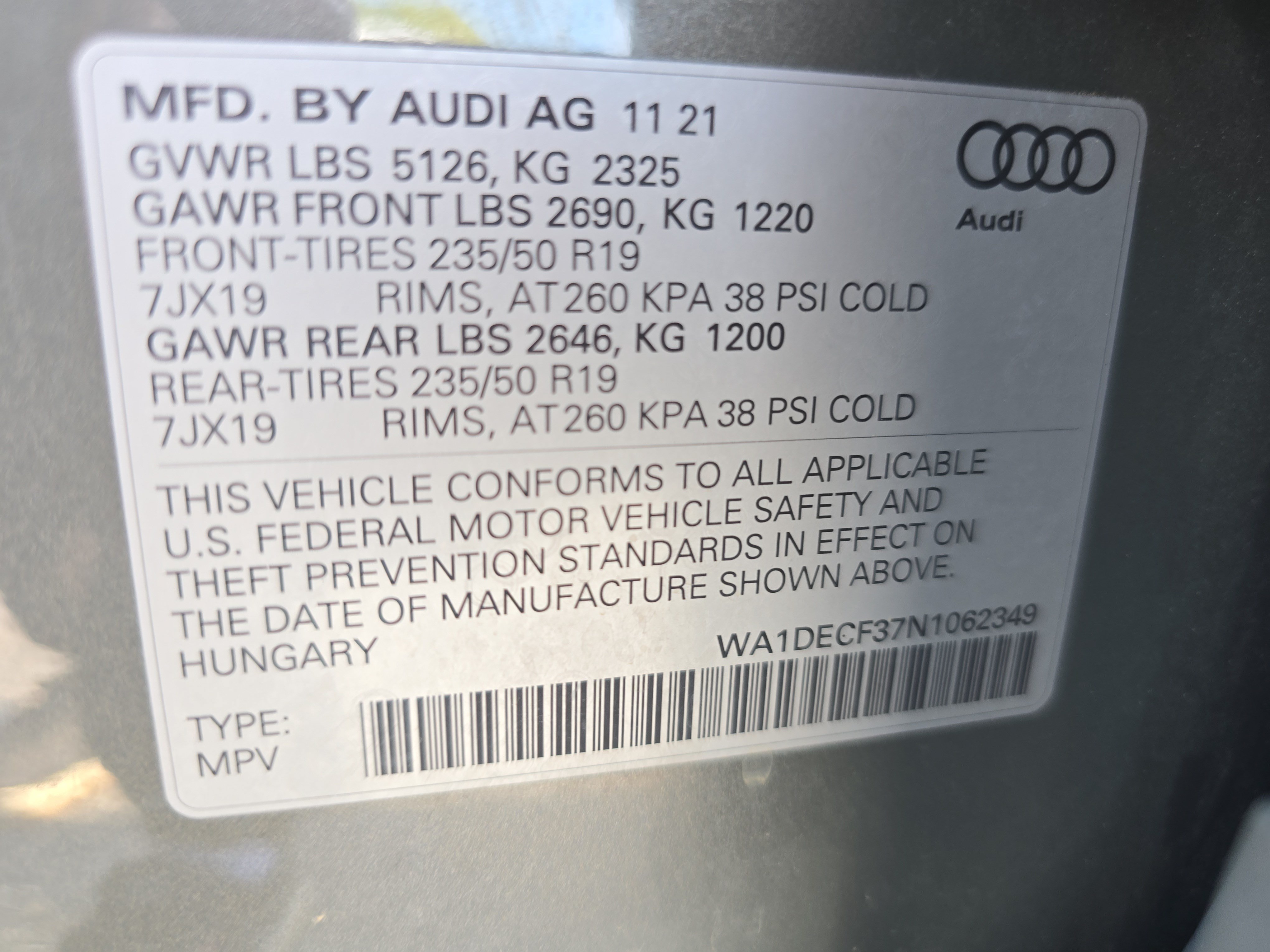 Used 2022 Audi Q3 2.0T Premium w/ Convenience Package AWD/4WD image 33