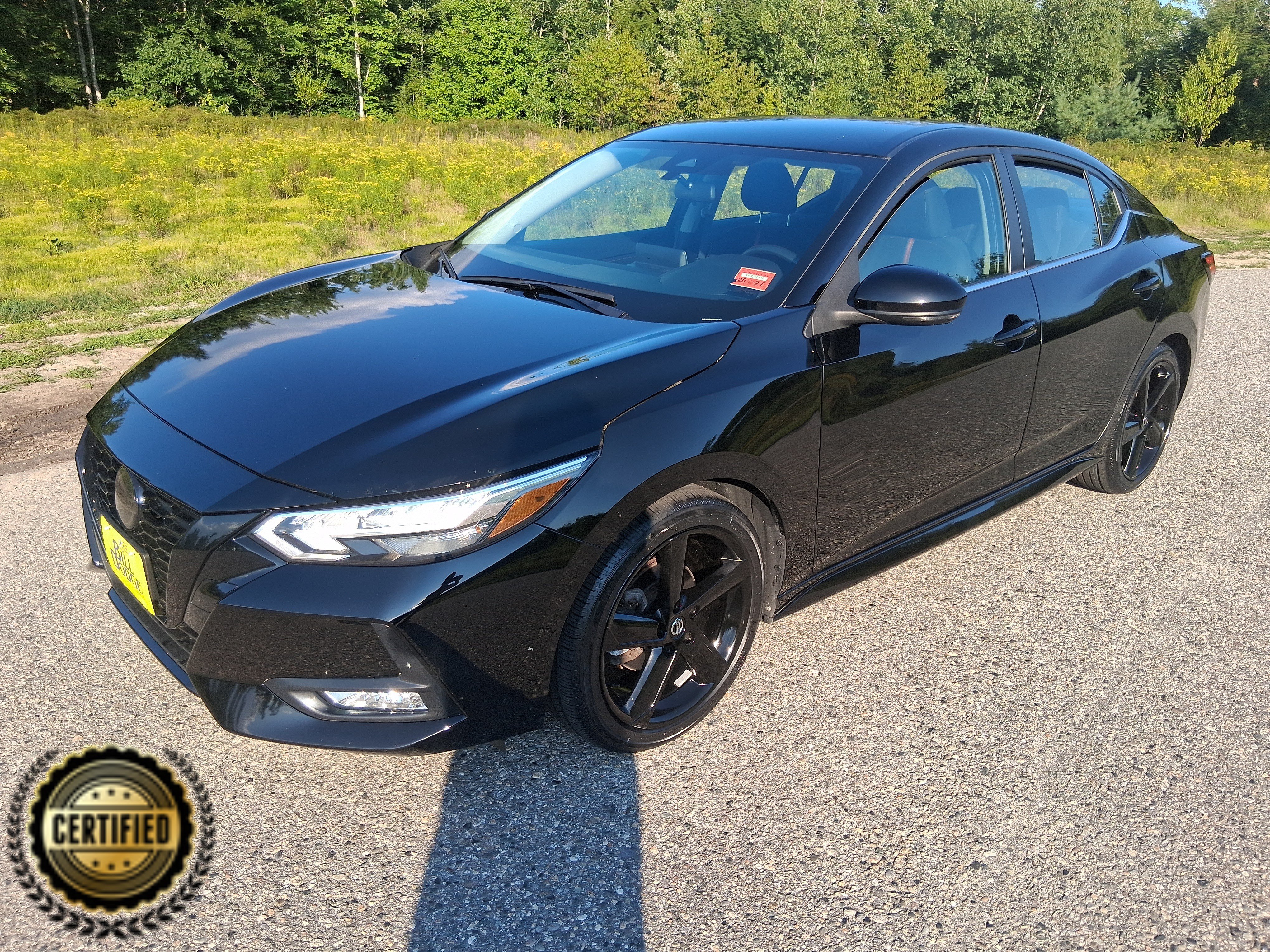 Certified 2023 Nissan Sentra SR w/ Midnight Edition Package FWD image 1