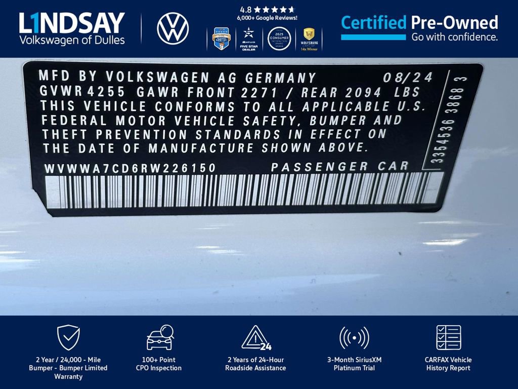 Certified 2024 Volkswagen GTI Autobahn image 26