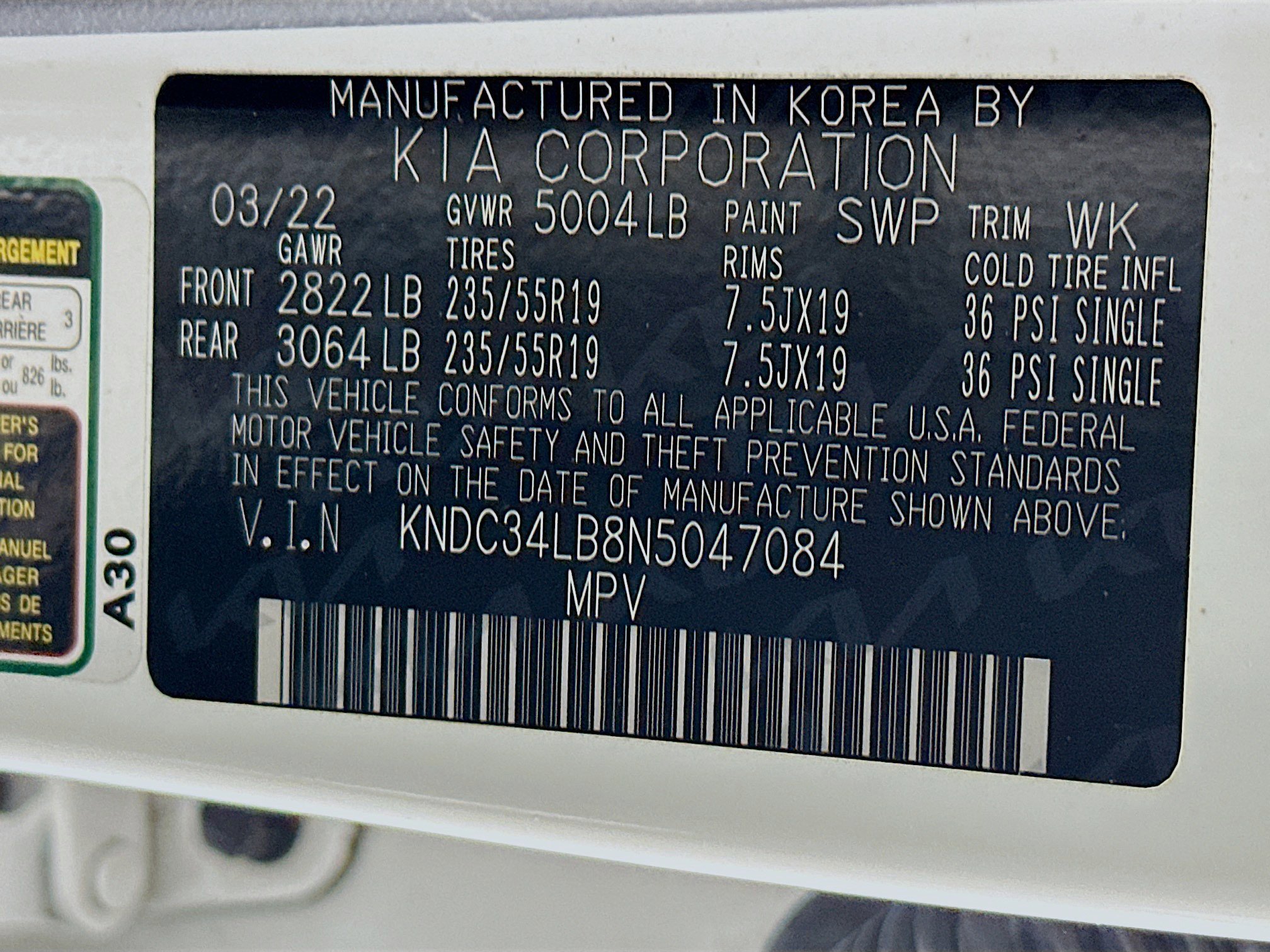 Used 2022 Kia EV6 Light image 12