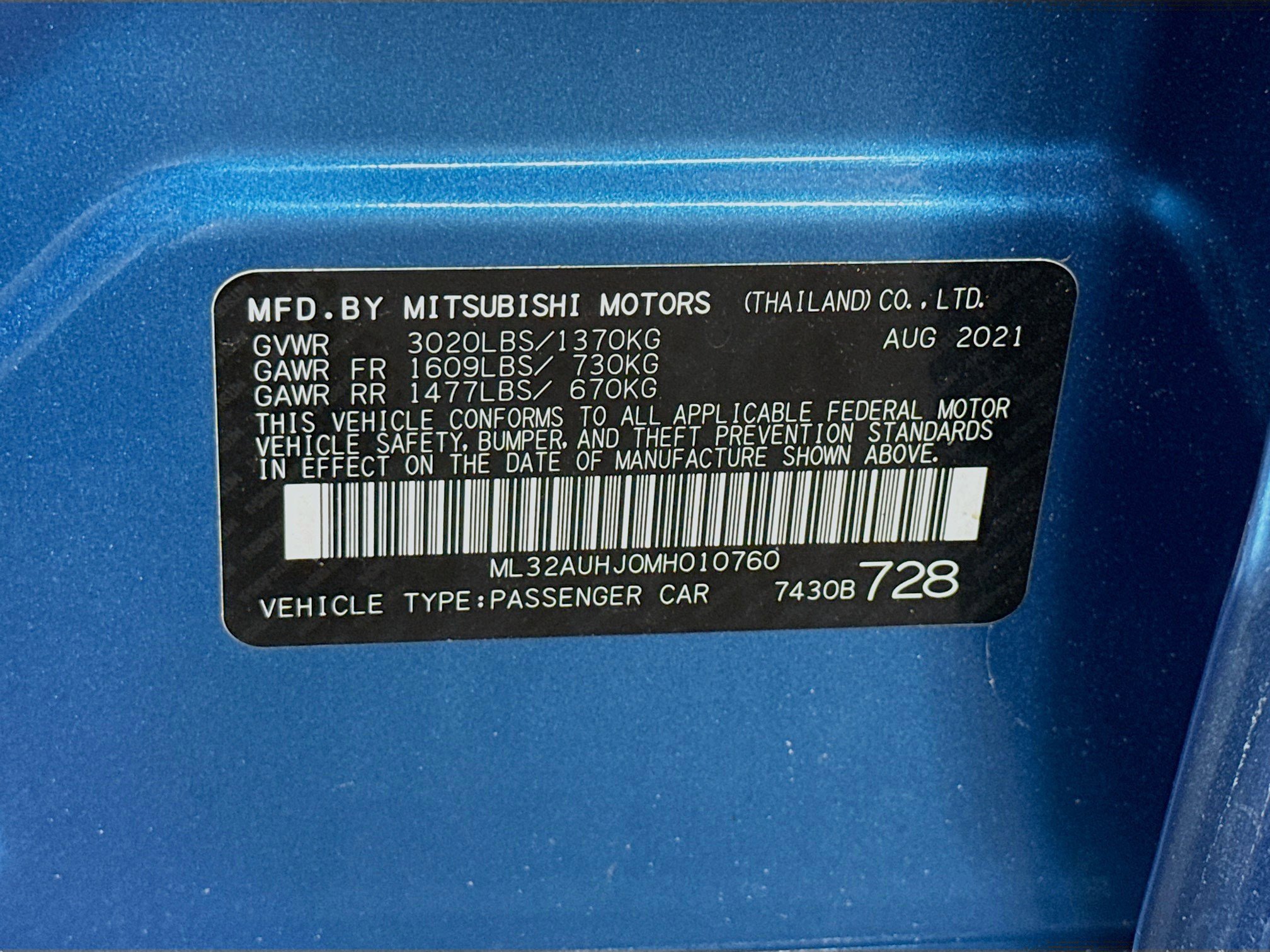 Used 2021 Mitsubishi Mirage LE image 39