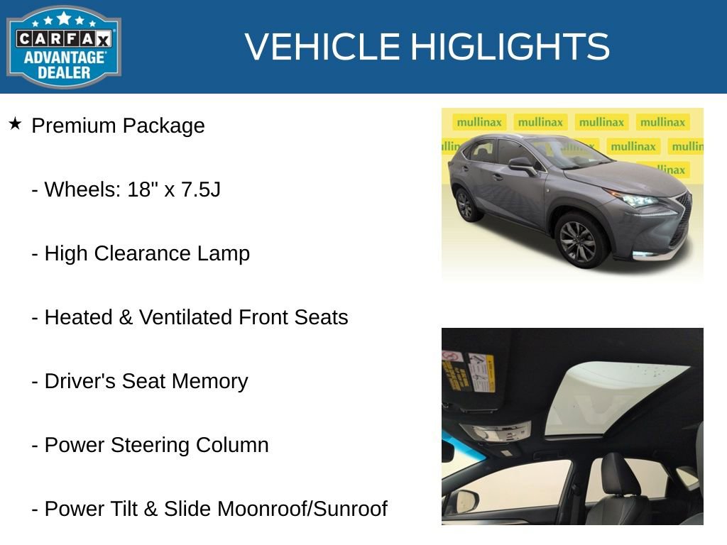 Used 2016 Lexus NX 200t FWD image 33