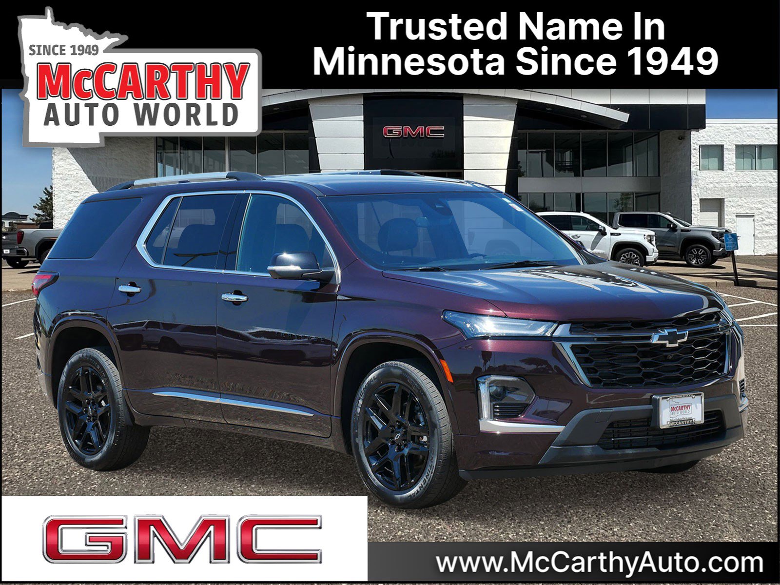 Used 2022 Chevrolet Traverse Premier w/ LPO, Blackout Package AWD/4WD image 1