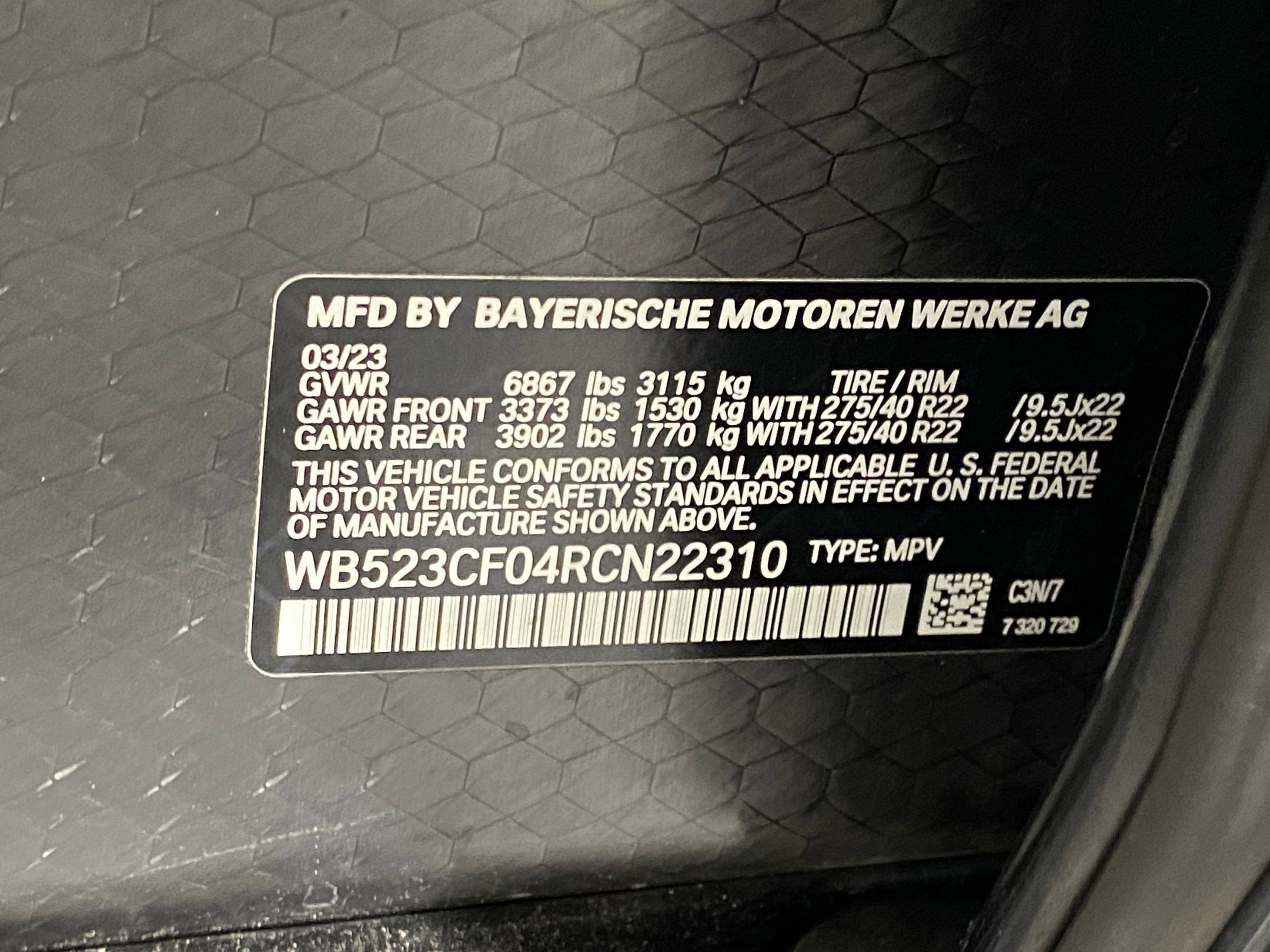 Certified 2024 BMW iX xDrive50 w/ Premium Package image 18