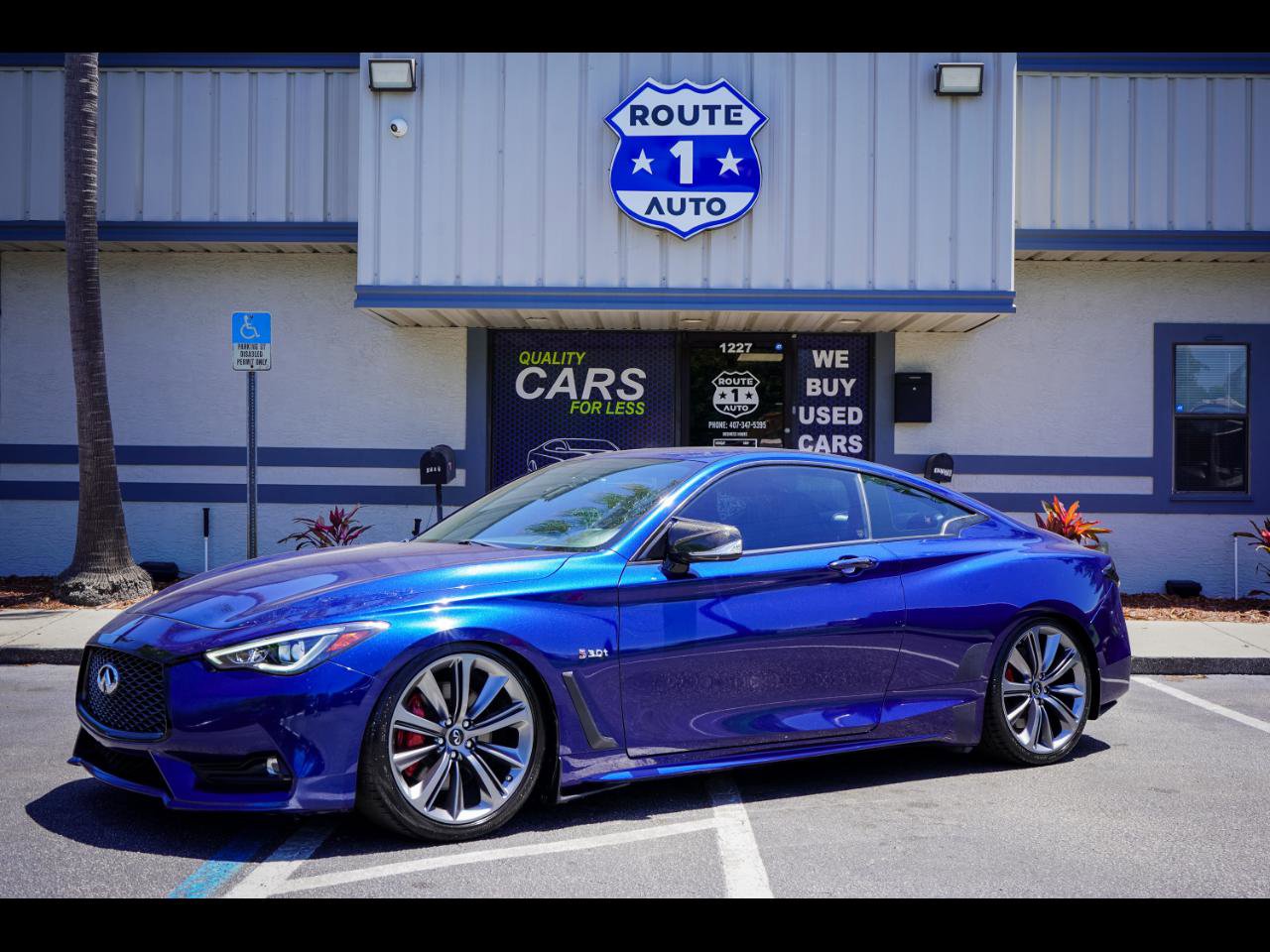 Used 2018 INFINITI Q60 Red Sport 400 w/ Sensory Package 3.0T Sport