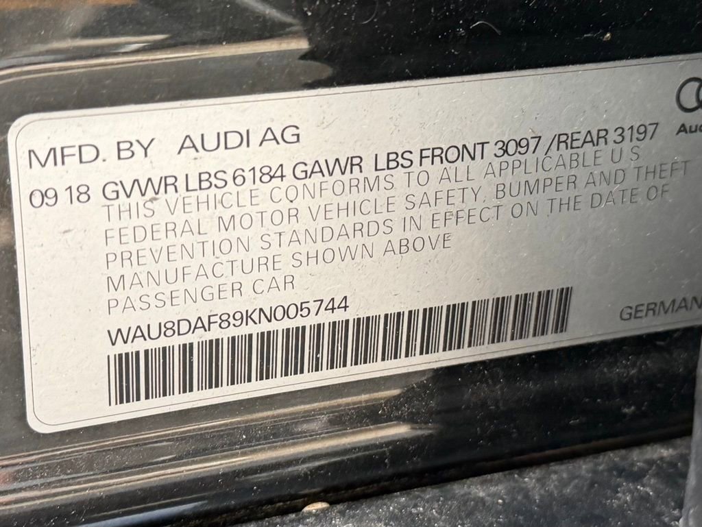 Used 2019 Audi A8 L 3.0T w/ Executive Package image 54