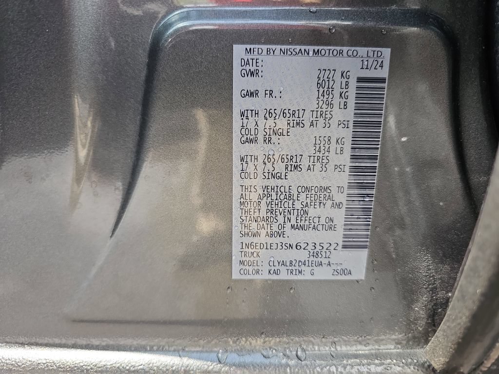 Used 2025 Nissan Frontier SV RWD image 37