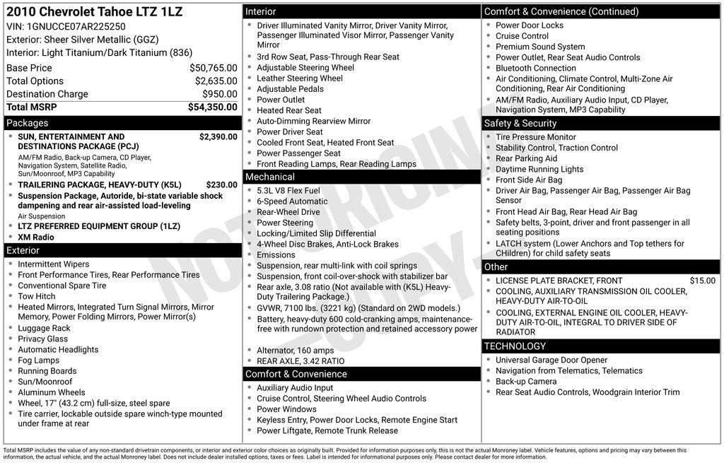 Used 2010 Chevrolet Tahoe LTZ image 14