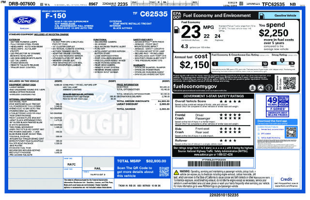 New 2026 Ford F150 Lariat AWD/4WD image 22