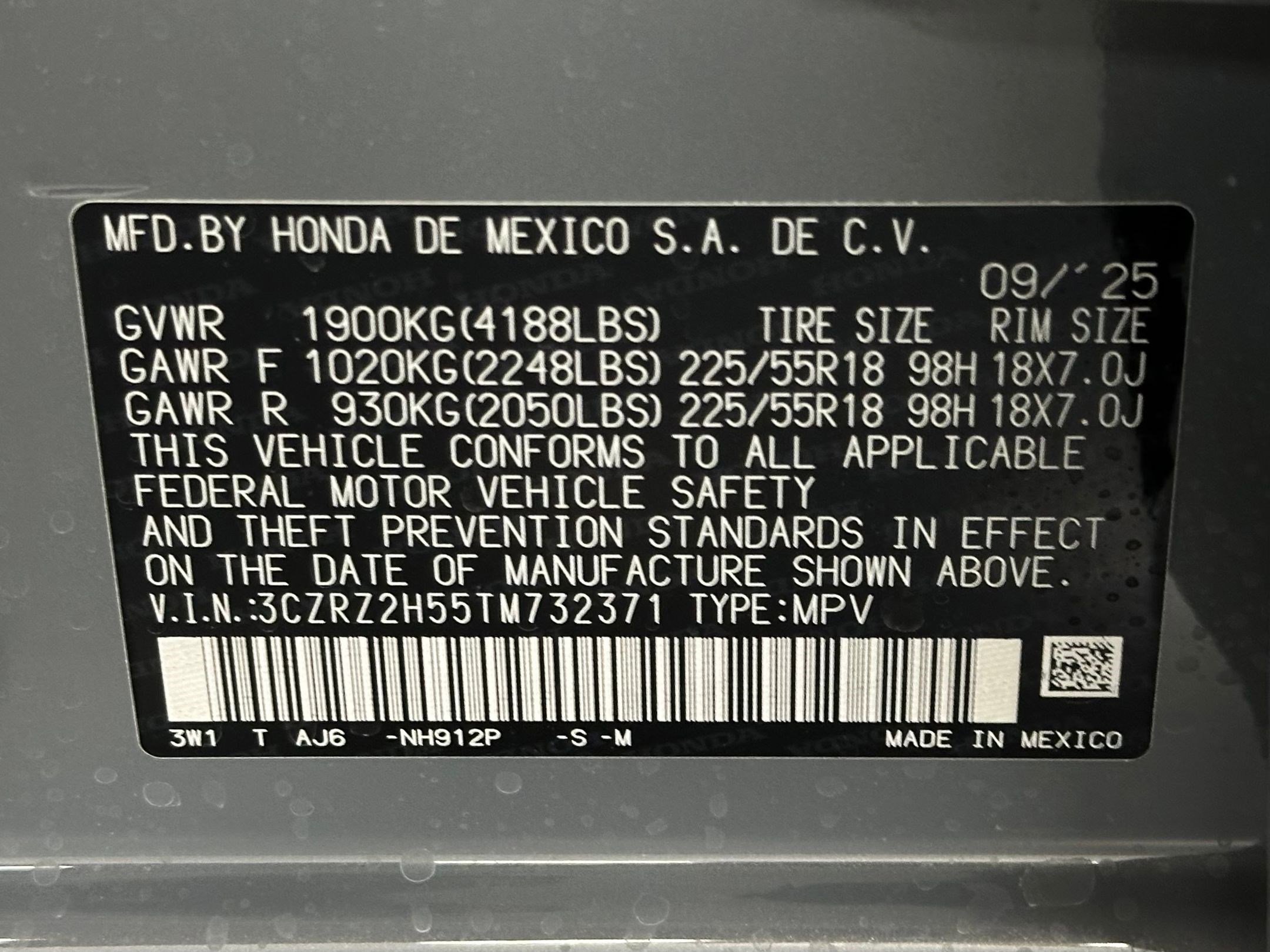 New 2026 Honda HR-V Sport image 21