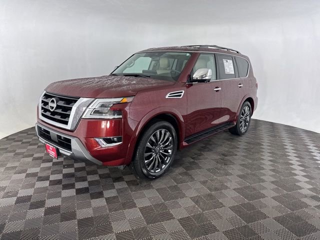 Certified 2024 Nissan Armada Platinum w/ Captain's Chairs Package AWD/4WD image 3