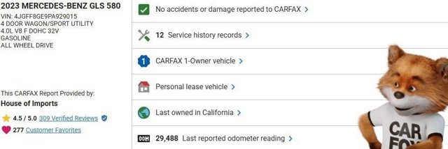 Certified 2023 Mercedes-Benz GLS 580 4MATIC image 3